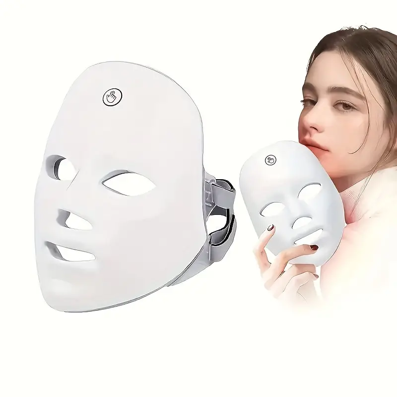 Rechargeable 7-Color LED Facial Mask | Photon Therapy for Skin Care