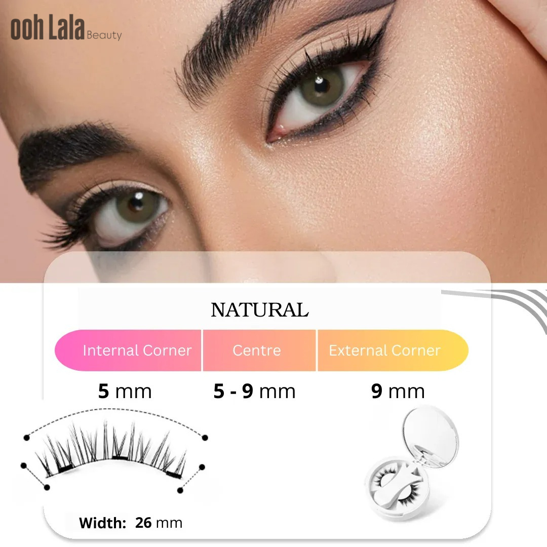 OohlalaBeauty Soft Magnetic Eyelashes with Applicator