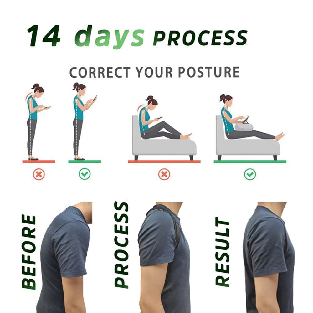 Unisex Posture Support Belt | Adjustable Back & Spine Alignment