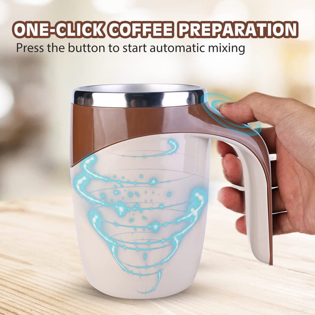 Automatic Magnetic Stirring Mug | Rechargeable Self-Stirring Cup